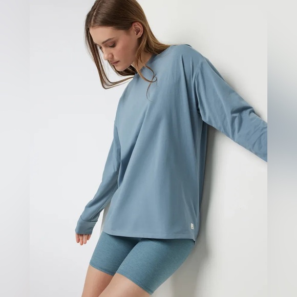Vuori Tops - Vuori Long-Sleeve Feather Lightweight Cotton Tee